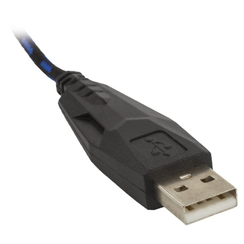 Мышь проводная игровая SONNEN GM-17, USB, 2400 dpi, 6 кнопок, оптическая, LED-подсветка, белая фото 8