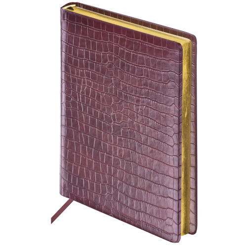 Ежедневник недатированный BRAUBERG "Comodo", А5, 138х213 мм,  под кожу, 160 л., темно-коричневый фото 5