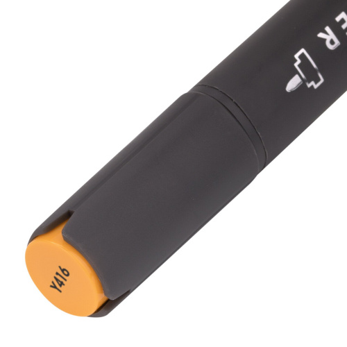 Маркер для скетчинга двусторонний BRAUBERG ART CLASSIC, 1 мм-6 мм , светло-оранжевый фото 6