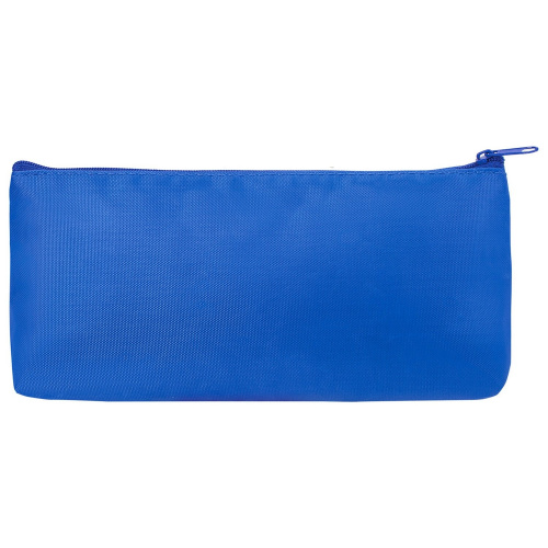 Пенал-косметичка ПИФАГОР, 19х4х9 см, на молнии, текстиль, синий фото 4