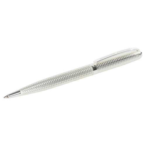 Ручка подарочная шариковая GALANT "Royal Platinum", корпус серебристый, синяя фото 4