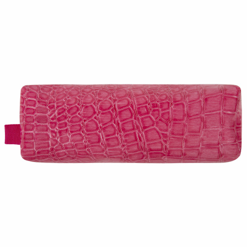 Пенал-косметичка BRAUBERG "Ultra pink", 20х6х4 см, крокодиловая кожа фото 5