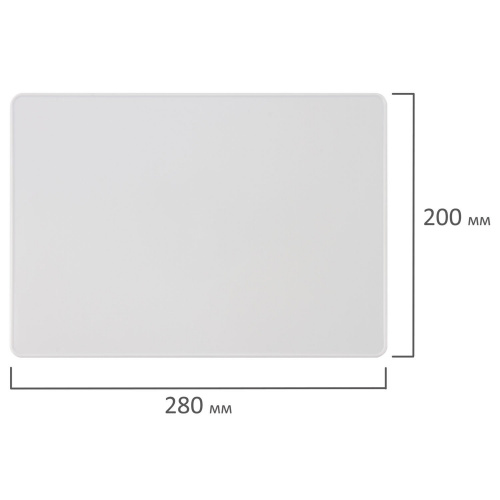 Доска для лепки ПЧЕЛКА, А4, 280х200 мм, белая, с бортиком фото 3