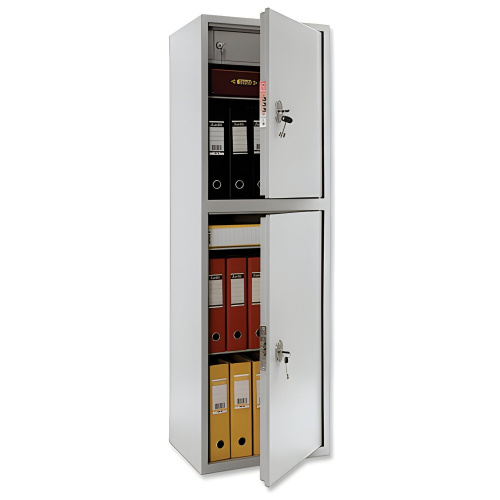 Шкаф металлический для документов AIKO "SL-150/2Т", 1490х460х340 мм, 36 кг, светло-серый