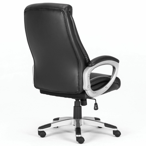 Кресло офисное BRABIX PREMIUM "Grand EX-501", рециклированная кожа, черное фото 6