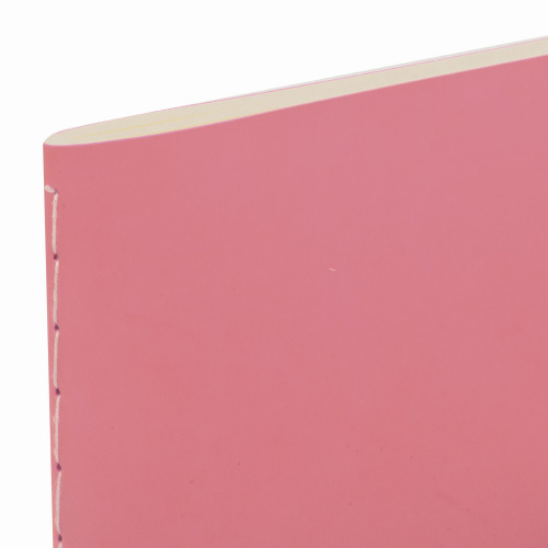 Тетрадь BRAUBERG RAINBOW, A5, 147х210 мм, 48 л. в точку обложка кожзам, сшивка, розовый фото 7