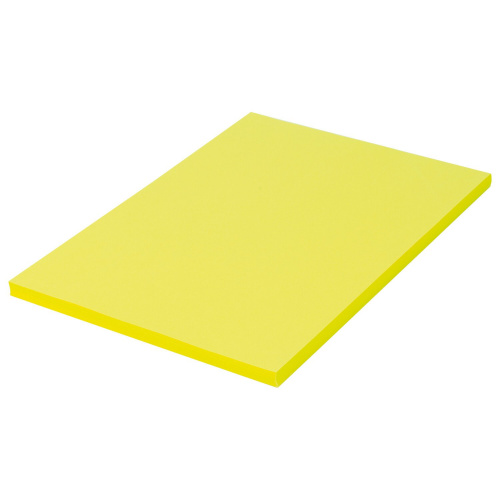 Бумага цветная BRAUBERG, А4, 80 г/м2, 100 л., медиум, желтая, для офисной техники фото 2