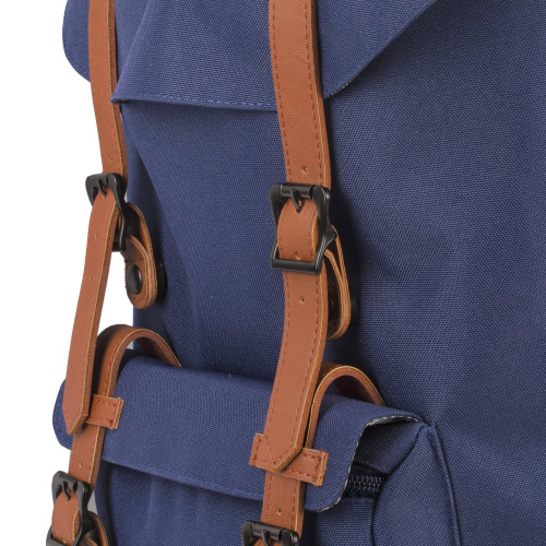 Рюкзак BRAUBERG "Кантри", 41х28х14 см, молодежный с отделением для ноутбука, синий фото 2