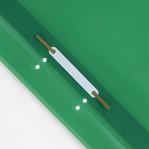 Скоросшиватель пластиковый с перфорацией STAFF, А4, 100/120 мкм, зеленый, 271717 фото 10