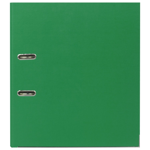 Папка-регистратор BRAUBERG, покрытие из ПВХ, 80 мм, с уголком, зеленая фото 2