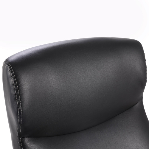 Кресло офисное BRABIX PREMIUM "Total HD-006", до 180 кг, экокожа, хром, черное фото 5