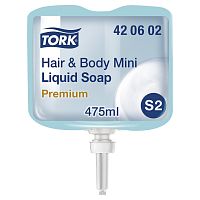 Картридж с жидким мылом-гелем одноразовый TORK Premium, 0,475 л