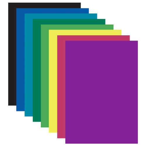 Картон цветной ЮНЛАНДИЯ EXTRA, 200х290 мм, А4 , 16 л., 8 цв., в папке, мелованный фото 7