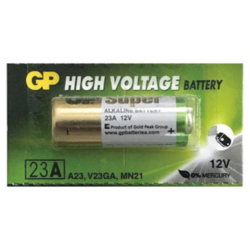 Батарейки GP High Voltage, 23AE, алкалиновая, для сигнализаций, 1 шт., в блистере, отрывной блок фото 3