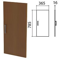 Дверь низкая "Монолит", 365х16х785 мм, цвет орех гварнери