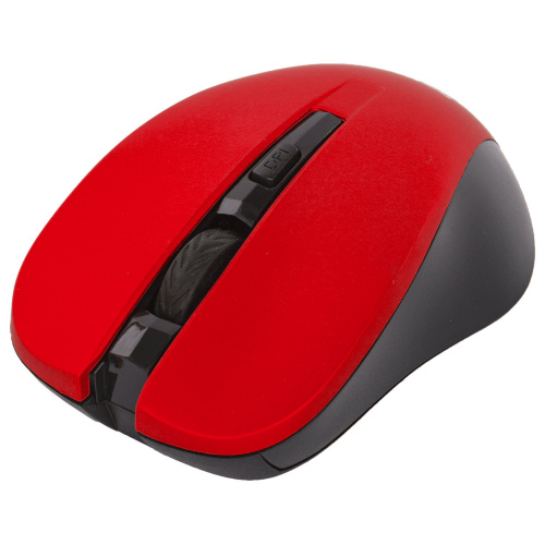 Мышь беспроводная с бесшумным кликом SONNEN V18, USB, 800/1200/1600 dpi, 4 кнопки, красная фото 6