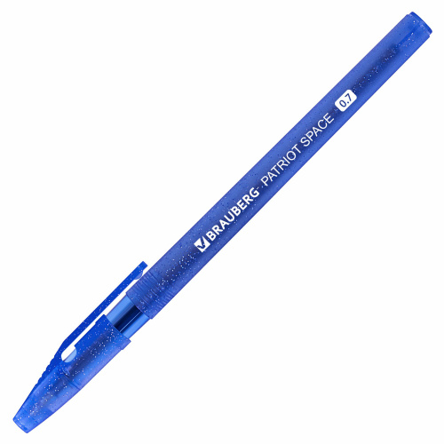 Ручка шариковая РОССИЯ "PATRIOT SPACE", СИНЯЯ, корпус синий, узел 0,7 мм, линия письма 0,35 мм, BRAUBERG, 143965 фото 10