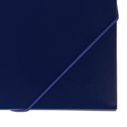 Папка-короб на резинках BRAUBERG, 50 мм, синяя, 0,7 мм фото 6
