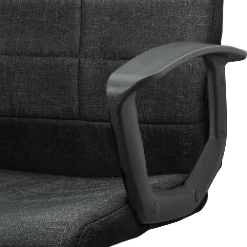 Кресло офисное BRABIX "Focus EX-518", ткань, черное фото 5