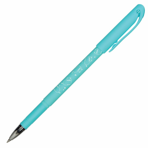 Ручка стираемая гелевая BRUNO VISCONTI Кошечка, узел 0,5 мм, линия письма 0,3 мм, синяя фото 2