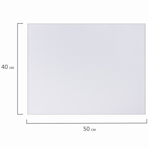 Холст на картоне BRAUBERG ART CLASSIC, 40*50см, грунтованный, 100% хлопок, мелкое зерно фото 2