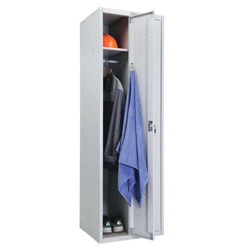 Шкаф металлический для одежды ПРАКТИК "LS-21", двухсекционный, 1830х575х500 мм, 29 кг фото 2