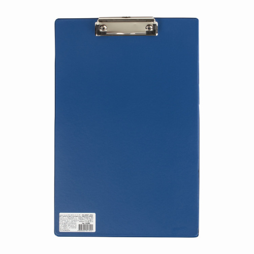 Доска-планшет BRAUBERG "Comfort", с прижимом, А4, картон/ПВХ, синяя фото 2