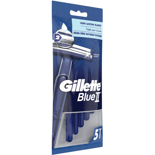Бритвы одноразовые GILLETTE BLUE 2, 5 шт., для мужчин фото 6