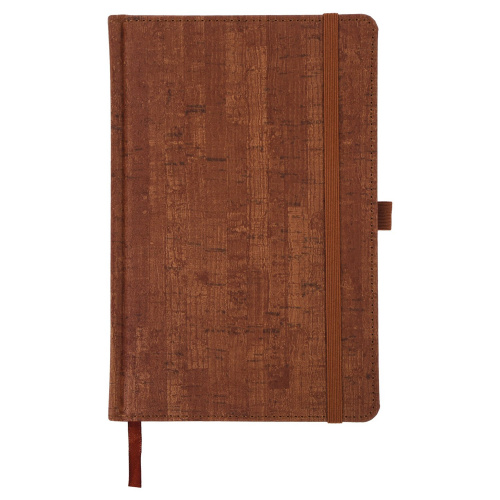 Ежедневник недатированный BRAUBERG "Wood", А5, 138x213 мм, кожзам, резинка, 136 л., коричневый фото 9