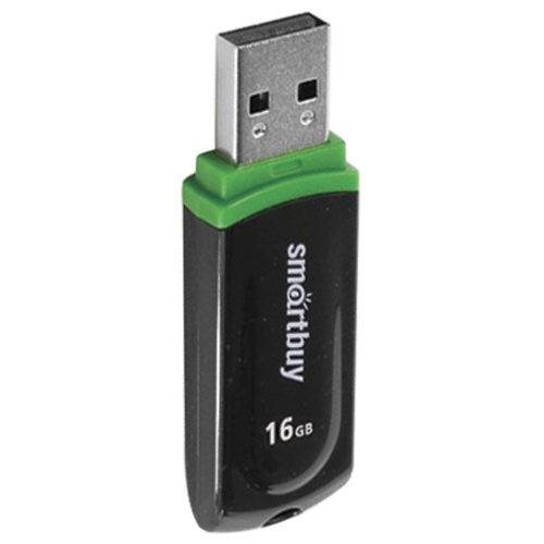 Флеш-диск SMARTBUY Paean, 16 GB, USB 2.0, черный фото 3