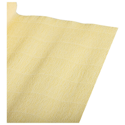 Бумага гофрированная BRAUBERG, 140 г/м2, лимонно-кремовая, 50х250 см фото 4