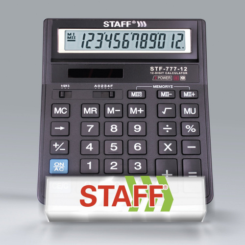 Подставка для калькуляторов STAFF, рекламная 150 мм фото 2