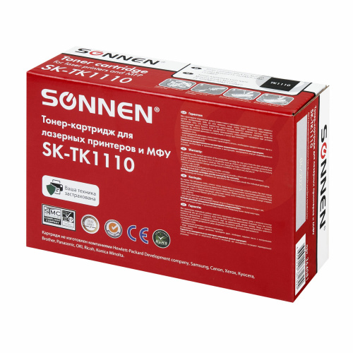 Тонер-картридж лазерный SONNEN (SK-TK1110) для KYOCERA FS-1020MFP/1040/1120MFP, ресурс 2500 стр., 364081 фото 6