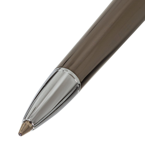 Ручка подарочная шариковая GALANT "PASTOSO", корпус оружейный металл, детали хром, синяя фото 6