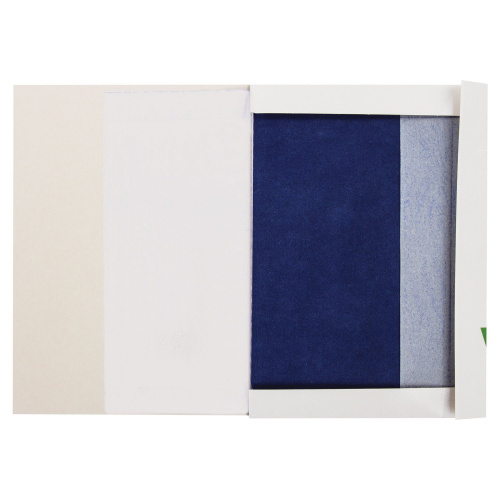 Бумага копировальная (копирка) STAFF, А4, 100 л., синяя фото 4