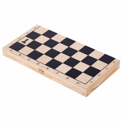 Шахматы, шашки, нарды (3 в 1) ЗОЛОТАЯ СКАЗКА, доска 40х40 см, деревянные фото 7