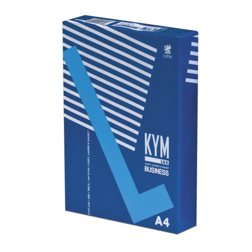 Бумага для офисной техники "Kym" Lux, А4, марка B, 500 л., 80 г/м², белизна 164 % CIE