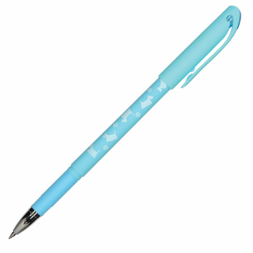 Ручка стираемая гелевая BRUNO VISCONTI "Щеночки", узел 0,5 мм, линия письма 0,3 мм, синяя фото 4