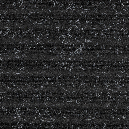 Коврик входной ворсовый влаго-грязезащитный LAIMA, 40х60 см, ребристый, толщина 7 мм, черный фото 2