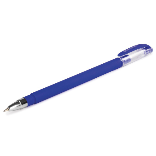 Ручка шариковая масляная BRAUBERG "Matt", корпус синий, узел 0,7 мм, синяя фото 8