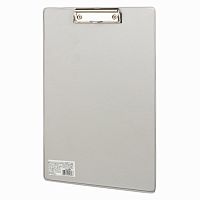 Доска-планшет BRAUBERG "Comfort", с прижимом, А4, картон/ПВХ, серая