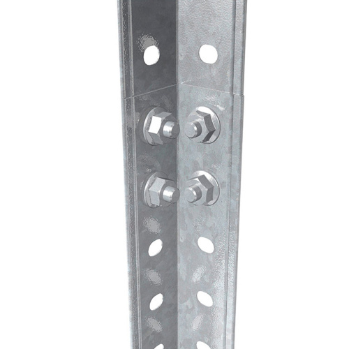 Стеллаж металлический ПРАКТИК "ES" облегченный, 1450х750х300 мм, 4 полки, оцинкованная сталь фото 7