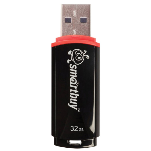 Флеш-диск SMARTBUY Crown, 32 GB, USB 2.0, черный фото 2