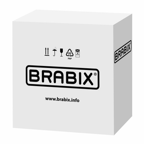 Кресло офисное BRABIX "Praktik EX-279", ткань JP/кожзам, серое фото 4