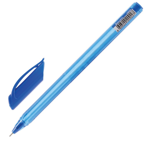 Ручка шариковая масляная BRAUBERG "Extra Glide Tone", трехгранная, линия письма 0,35 мм, синяя фото 2