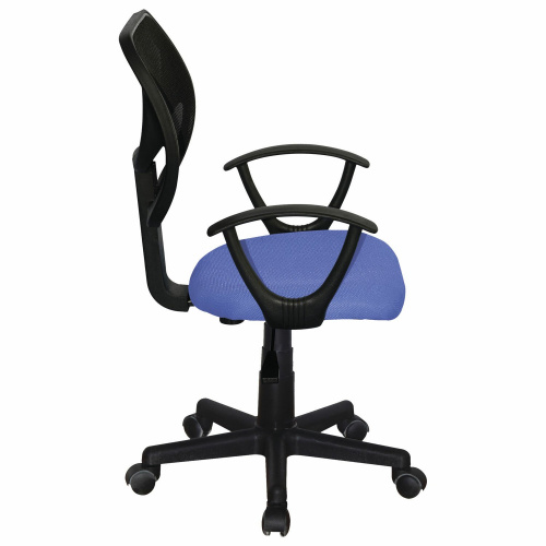 Кресло компактное BRABIX "Flip MG-305", ткань TW, синее/черное фото 10