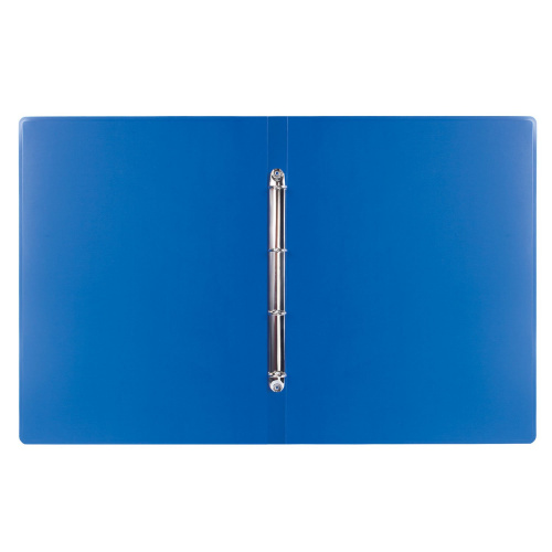 Папка на 4 кольцах BRAUBERG "Стандарт", А3, 30 мм, 0,8 мм, вертикальная, синяя фото 8
