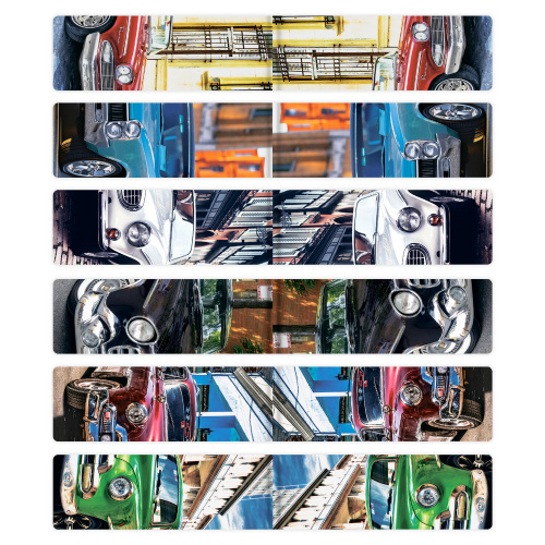 Закладки для книг BRAUBERG "RETRO CARS", 6 шт., 60x20 мм, магнитные фото 10