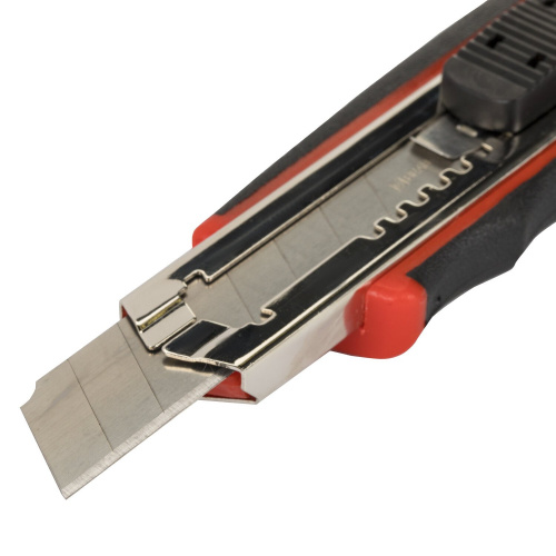 Нож канцелярский BRAUBERG "Universal", 18 мм, 6 лезвий в комплекте, автофиксатор, с автозамен лезвий фото 7