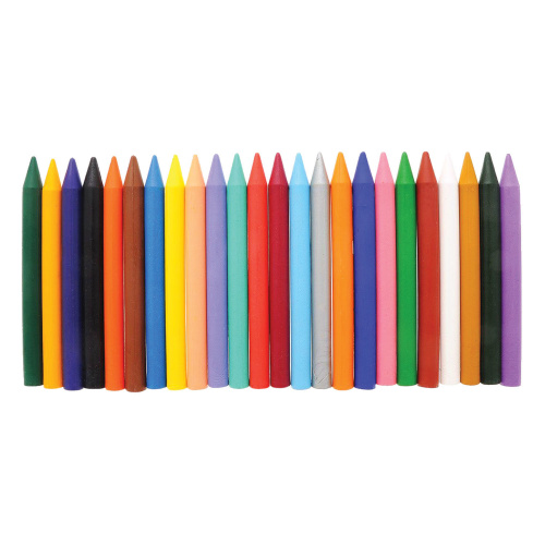 Восковые мелки ЛУЧ "Классика", 24 цвета, круглые, картонная упаковка с европодвесом фото 3